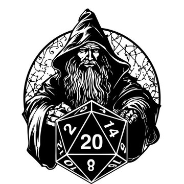 Arcane Mastery: Unleash the Wizard's Symbol - Craft Dungeons & Dragons Adventures with Mystical Brilliance and Magical Wonder