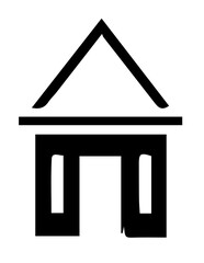 Home and address icon