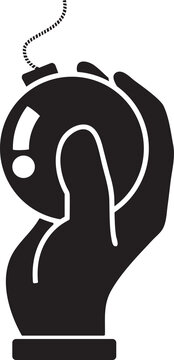 recommend clip art: Hand Holding Bomb