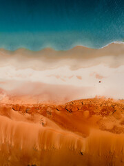 Stunning aerial view of Shark Bay, Western Australia. © Wirestock