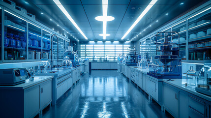 A laboratory with high-tech equipment for research purposes