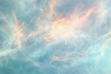 Ethereal Cloudscape An ethereal cloudscape ion with soft wisps of pastel colors and dreamy...