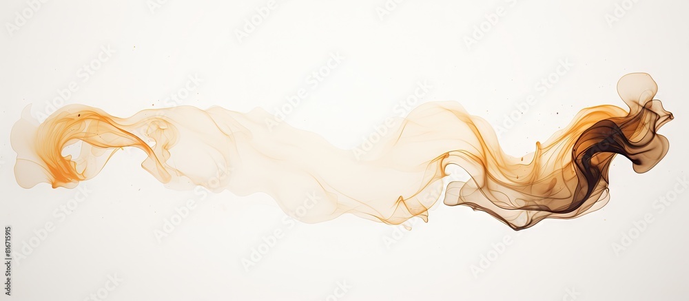 Poster A white paper with ink stains creating a captivating copy space image