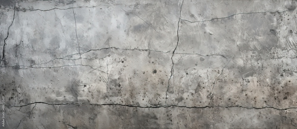 Poster Stone or concrete wall with rough texture covered in lines and scratches Can be used as a background image with copy space for text or decoration Ideal as a template for various themes