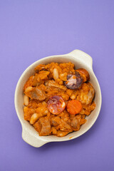 typical portuguese dish Feijoada a transmontana