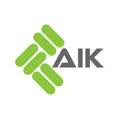 AIK letter logo vector design, AIK simple and modern logo. AIK luxurious alphabet design