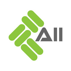 AII letter logo vector design, AII simple and modern logo. AII luxurious alphabet design