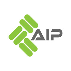 AIP letter logo vector design, AIP simple and modern logo. AIP luxurious alphabet design