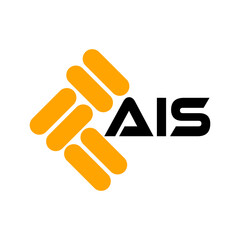 AIS letter logo vector design, AIS simple and modern logo. AIS luxurious alphabet design