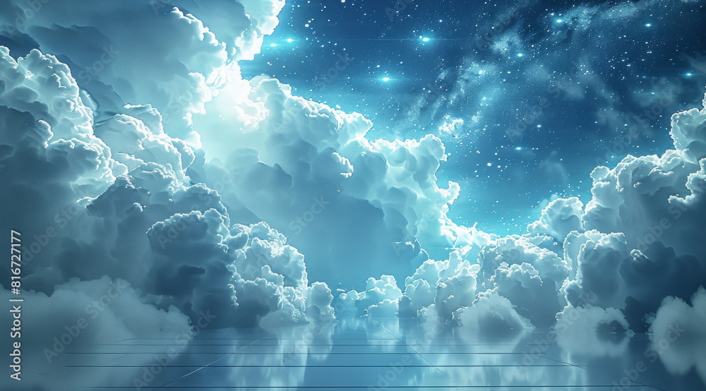 Poster Cloud Networking, Mind, Network Management, Modern Data Center. Generative AI.