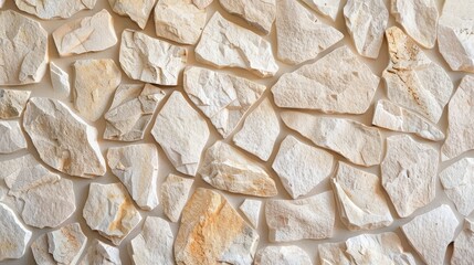 Background made of natural beige stones