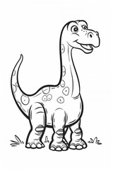 Dinosaur coloring pages for kids - Dinosaurs Kids Coloring Pages