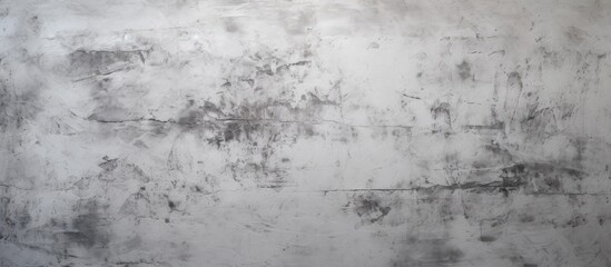 Fototapeta premium A textured gray wall made of cement with a slightly light gray color providing an abstract paint texture as a background for a copy space image
