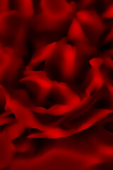 どす黒く情熱的な深紅のバラの花びらテクスチャー