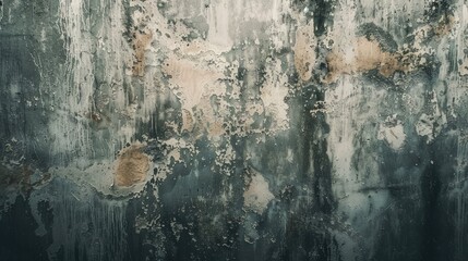 Close up of aged and grimy concrete wall