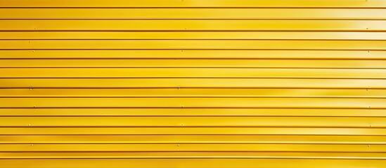 A background image of a yellow metal sheet roofing with copy space