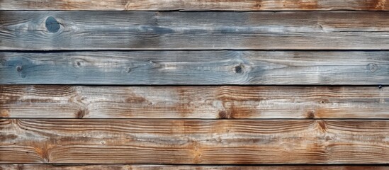 A vintage wooden fence with cracked paint creates a retro wood background for an outdoor web banner...