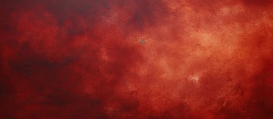 A vibrant wall painted in shades of light and dark red serving as a captivating background or textured surface for a copy space image