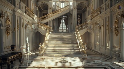 Staircase in an old palace © Ruslan Gilmanshin