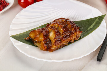 Grilled eel with unagi sauce