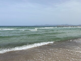 Bay of Alcudia - Muro Beach on the Mediterranean island of Mallora