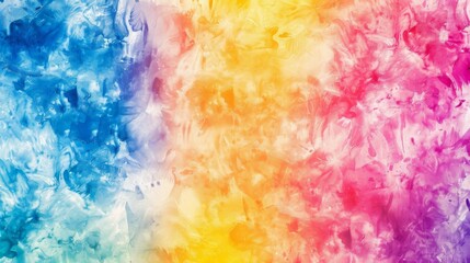 Fototapeta premium Close Up of Colorful Watercolor Painting