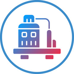 Obraz premium Vector Design Grinder Pump Icon Style