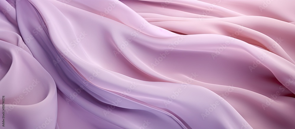Leinwandbilder a stunning pastel purple dress with a soft and textured fabric is captured from a top view the flowi