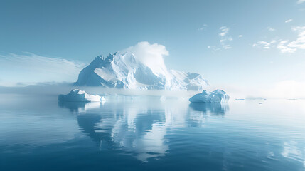iceberg in the sea