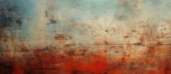 Fototapeta premium A copy space image showcasing an abstract background with elements of painting and repairs