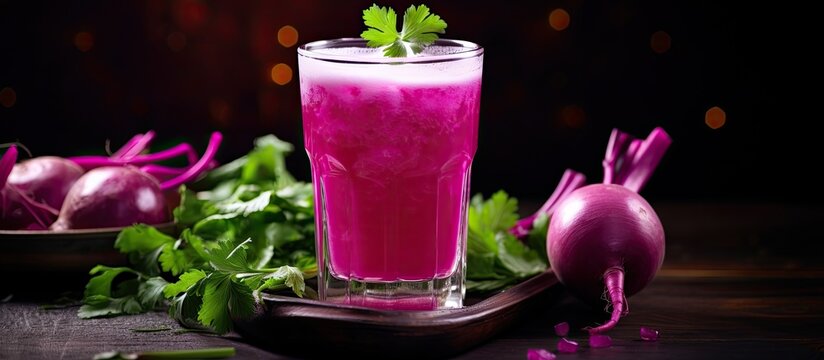Turnip juice known as salgam suyu is a popular drink in Turkey copy space image