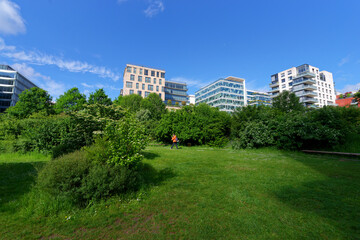  Abbé-Pierre Grands Moulins garden in Paris city