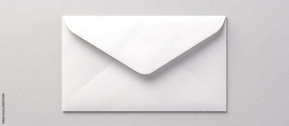 Fototapete Envelope isolated on white background with clipping path. copy space available