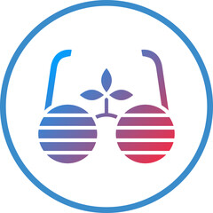 Vector Design Party Glasses Icon Style