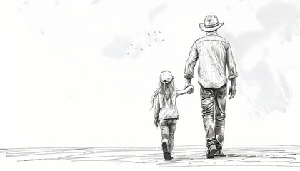 Hand in Hand: Father-Daughter Journey