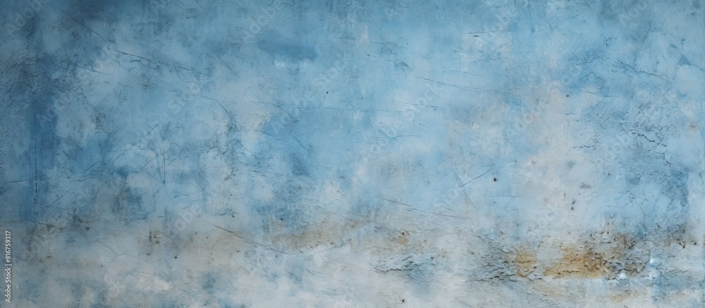 Poster Abstract background from blue concrete texture background on wall Vintage backdrop Picture for add text message Backdrop for design art work. copy space available