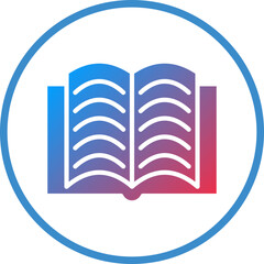 Vector Design Bibliography Icon Style