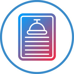 Vector Design Daily Menu Icon Style