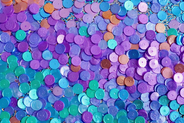 Holographic Sequin Glitter Background