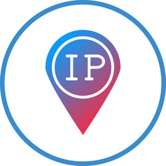 Vector Design IP Address Icon Style