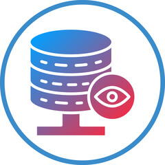 Vector Design Database Vision Icon Style