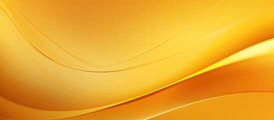 Beautiful warm glossy yellow and golden wallpaper for gradient and luxury background and decoration Cool banner on page ad cover and presentation with copy space for add text concept