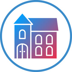 Vector Design Dolls House Icon Style