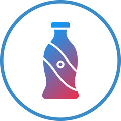 Vector Design Cola Bottle Icon Style