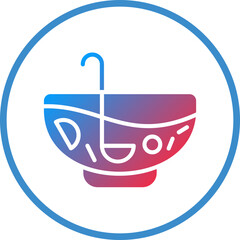 Vector Design Punch Drink Icon Style