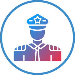 Vector Design Captain Icon Style