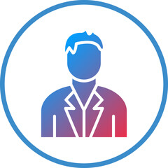 Vector Design Scientist Icon Style