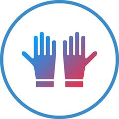 Vector Design Gloves Icon Style