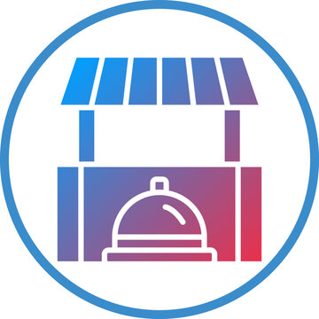 Vector Design Food Cart Icon Style