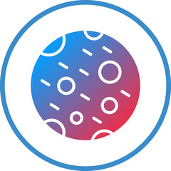 Vector Design Moon Icon Style